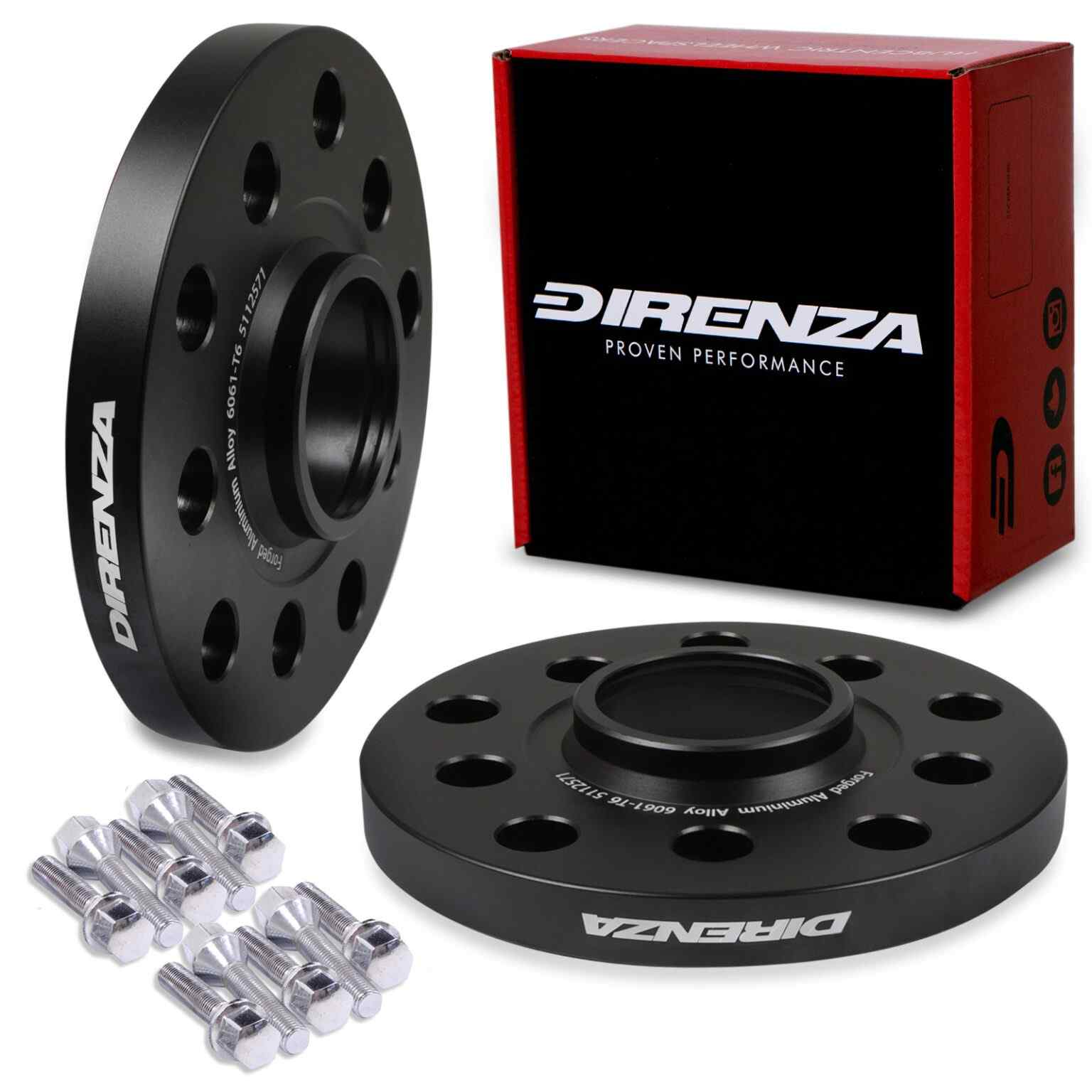 15mm Wheel Spacers For VW Golf MK5 MK6 MK7 R GTI Direnza