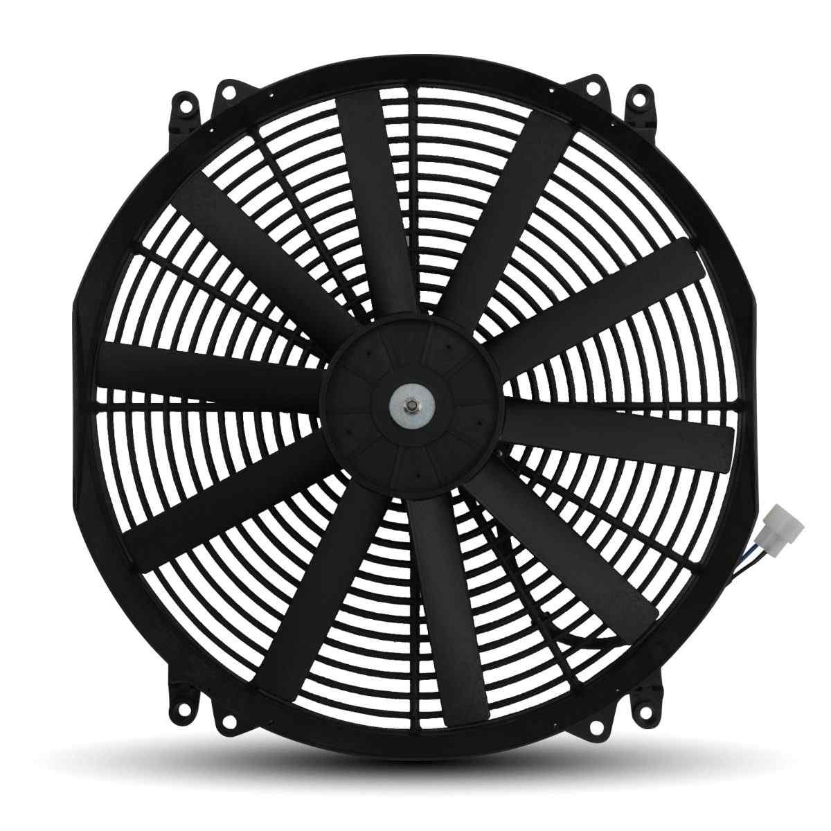 Ultimatecar Pair Of 7-Inch 12V Electric Radiator Slim Fans - Push/Pull With Mounting Kit - 1500 CFM