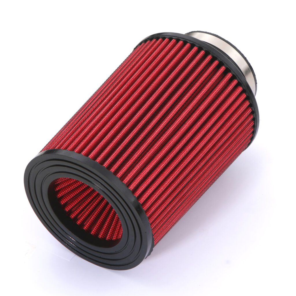 Red/Black Performance Air Filter - 3.5" / 88.9mm - Universal
